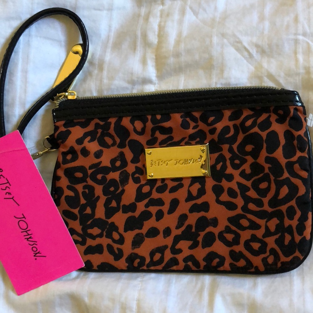 Betsey Johnson wristlet bag